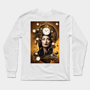 A Salvador Dalí Inspired Surrealist Portrait Long Sleeve T-Shirt